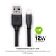 thumbnail image 3 of Cable Mophie Charge Stream USB-A a Lightning de 2 m con 12 W PD, 3 of 7