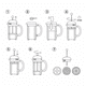 thumbnail image 4 of BODUM CAFETERA CHAMBOARD. COLOR METAL 1.0 LT, 4 of 4