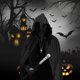 thumbnail image 2 of Disfraz de terror steampunk de Plague Doctor Mask para Halloween, 6 unidades, 2 of 7