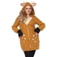 thumbnail image 1 of Vestido de disfraz Leg Avenue Cozy Bewn Fleece Marrón/Caqui 3X/4X, 1 of 3