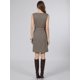 thumbnail image 3 of INSPIRE CHIC Vestido de Mujer a Cuadros Houndstooth Sin Mangas Cuello de Barco 2026 Vestidos de Lápiz Modernos con Cinturón XL Marrón, 3 of 5