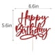 thumbnail image 3 of Decoración de tarta Kaoenla con purpurina roja para feliz cumpleaños, 3 of 7