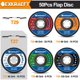 thumbnail image 2 of EXKRAEFT Flap Discs 4 1/2 for Angle Grinder, 50-Piece Grinder Set, 2 of 3