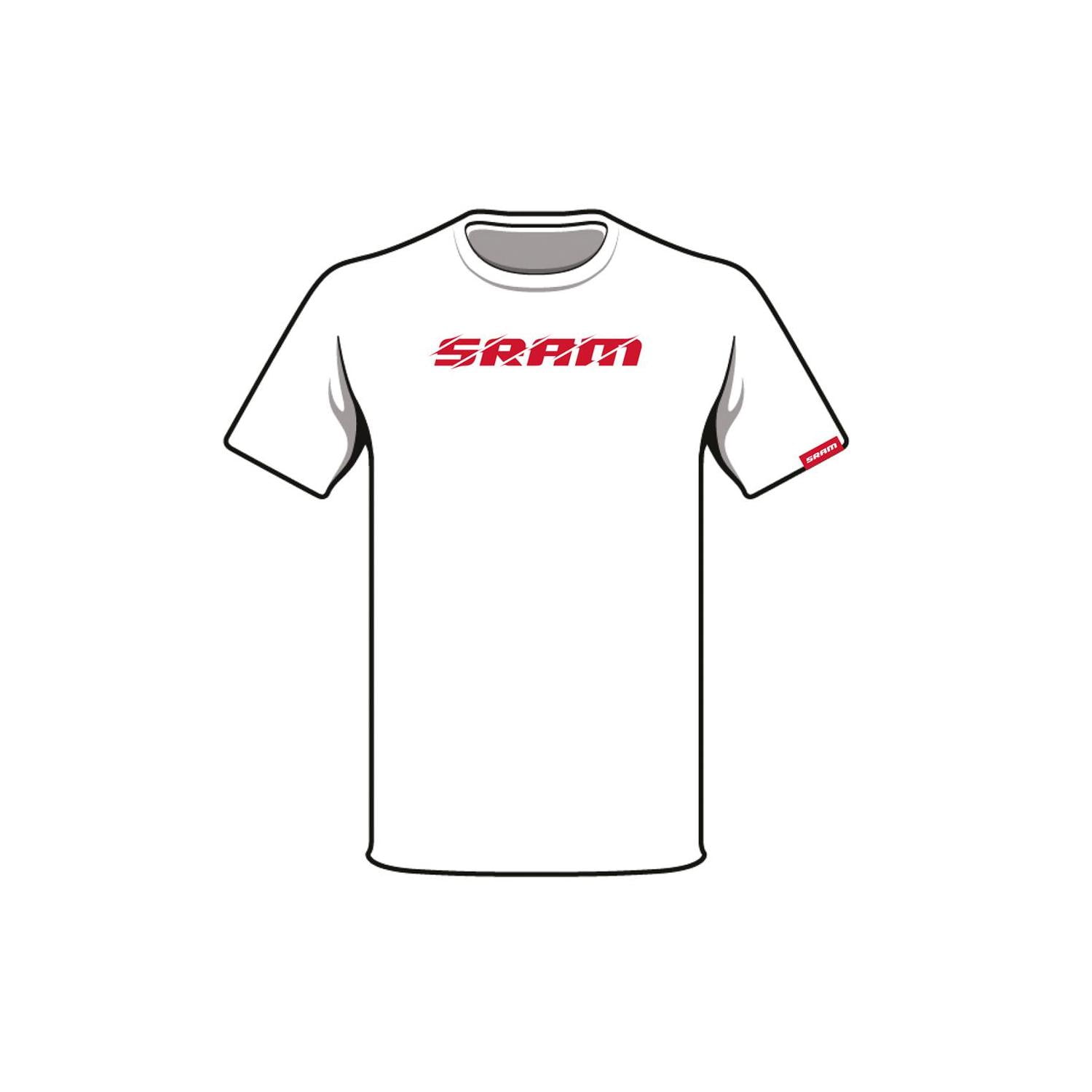 Polera Sram Manga Corta Speed Slash Blanco