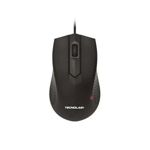 Tecnolab - Mouse Conexión Usb 3 Botones 800Dpi Negro - Ps