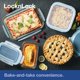 thumbnail image 5 of Fuente para hornear LocknLock 24 cm de vidrio transparente con tapa, 5 of 9