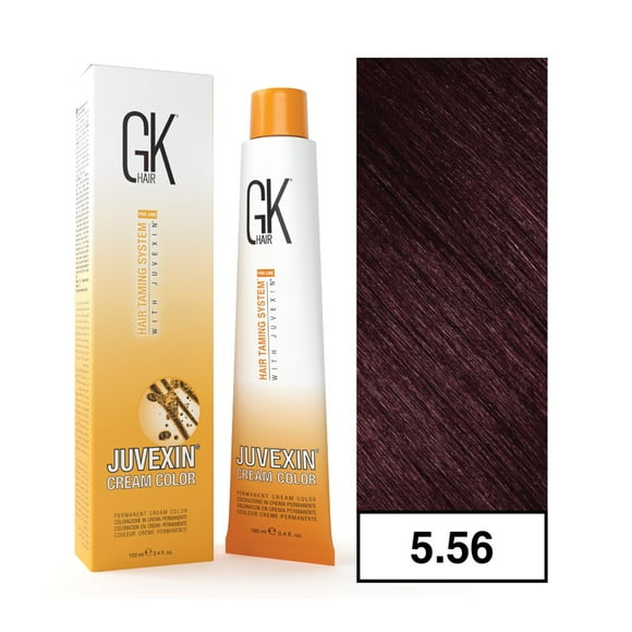 - Tintura Cream Color Permanente Vegana 100ml + Oxidante - 5.56 Caoba Rojo