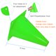 thumbnail image 2 of Conos de tráfico de entrenamiento Fragraim (plástico, 9 cm, 12 unidades), color verde, 2 of 7