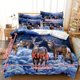 thumbnail image 1 of A -Set of Thre-e Deer Bedding S-et 3D- Printed- Wild A-nimal Deer Quilt Cov-er with Pi-llowcase- Soft Comfor-table and Breat-hable -Bedding Set Sui, 1 of 5