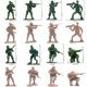 thumbnail image 4 of Set de vehículos militares Dunriog, paquete de 23, con tapete de juego para niños a partir de 3 años, 4 of 8