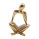thumbnail image 1 of Estatua Del Pensador, Regalo Dorado, Obra De Arte, Escultura De Resina Para Gabinete, Dormitorio, Pasillo, Derecha, 1 of 5