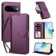 thumbnail image 2 of Funda con Billetera para [Google Pixel 11] con Bolsillo Zipper y Tarjetero Violeta, 2 of 6