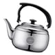 thumbnail image 2 of 1l tetera de acero inoxidable cocina tetera tetera de metal estufa de té tetera de plata, 2 of 3