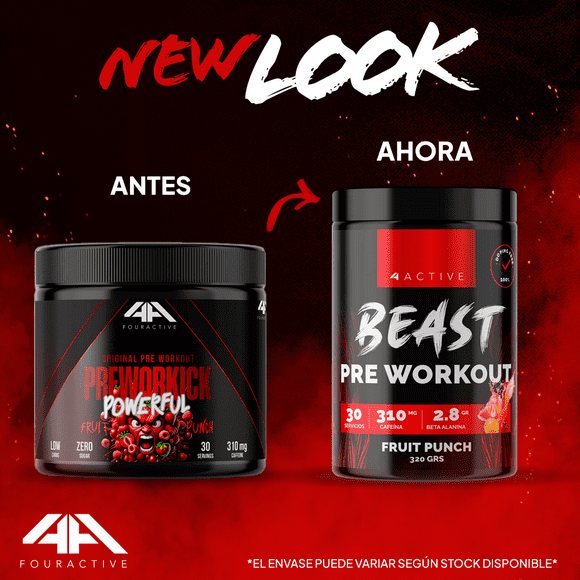 Pre Entreno PreWorkick (30 serv) - Fruit Punch