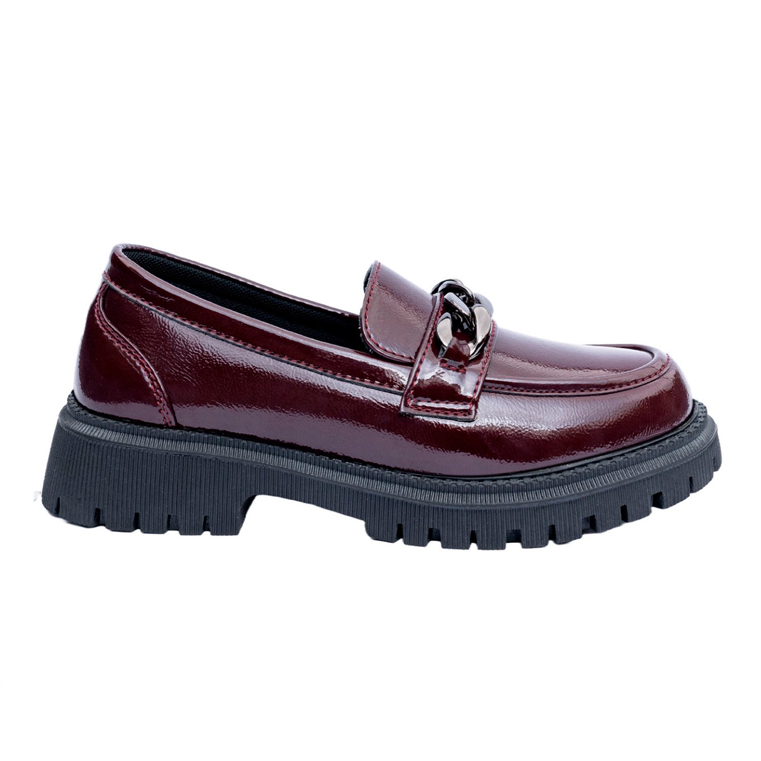 Mocasin Ituri Burdeo Charol Alquimia