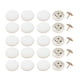 thumbnail image 5 of 20 Piezas De Botones De Costura Accesorios De Costura Para Jacke Jeans Blanco, 5 of 5