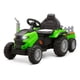 thumbnail image 1 of Tractor Electrico A Bateria Verde Niños 12v Con Remolque, 1 of 4