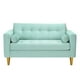 thumbnail image 1 of Sofa Retro 2c Felpa 01 Verde Agua, 1 of 6