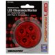 thumbnail image 2 of Lente redonda con forma de diamante RoadPro RP1010RDL con luz LED roja de 2,5 pulgadas, 2 of 2