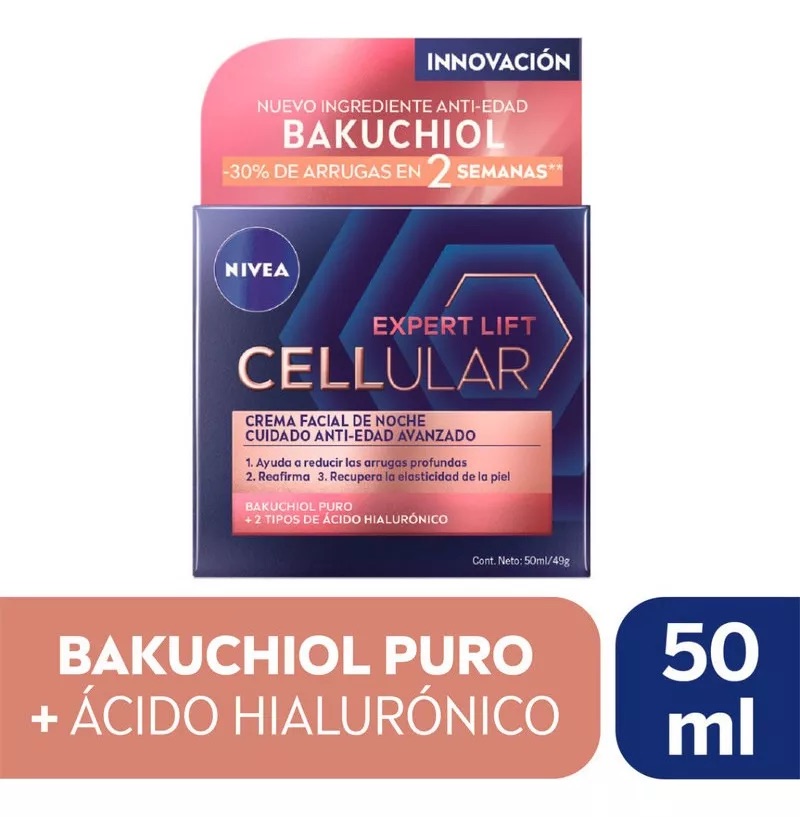 Nivea - Crema Facial Hyaluron Cellular Filler Elasticidad & Anti-Gravedad Noche