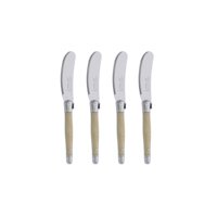 Laguiole Jean Dubost - Set 4 Cuchillos Mantequilla Marmol