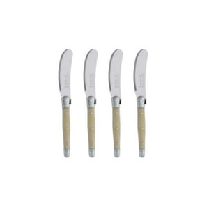 Laguiole Jean Dubost - Set 4 Cuchillos Mantequilla Marmol