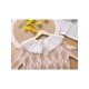 thumbnail image 5 of INSPIRE CHIC Cuello Falso Desmontable, Mini Capa de Cuello con Bordado Semitransparente, Cuello de Gorguera Falso para Blusa Talla Única Blanco-7, 5 of 5