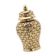 thumbnail image 1 of Tarro De Jengibre Hueco De Porcelana Con Tapa Organizador De Tarros De Templo Dorado 19cmx36cm, 1 of 5