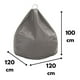 thumbnail image 3 of Pouf Pera Gris Eco Cuero 100x120x120 cm, 3 of 3