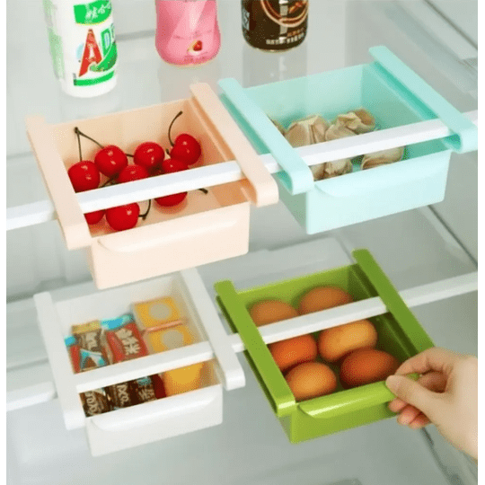 Mundo Hogar - Organizadores De Refrigerador Pack 4 Bandejas Organizadoras