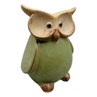 Genérico - Set De 2 Estatua Búho Cerámica Decorativa Hogar Jhn