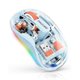 thumbnail image 1 of Ratón inalámbrico FMOUSE Unique Transparente Dual Bluetooth Azul, 1 of 6