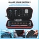 thumbnail image 5 of Estuche de transporte AEWOTING para Nintendo Switch 2 con 24 ranuras, 5 of 7
