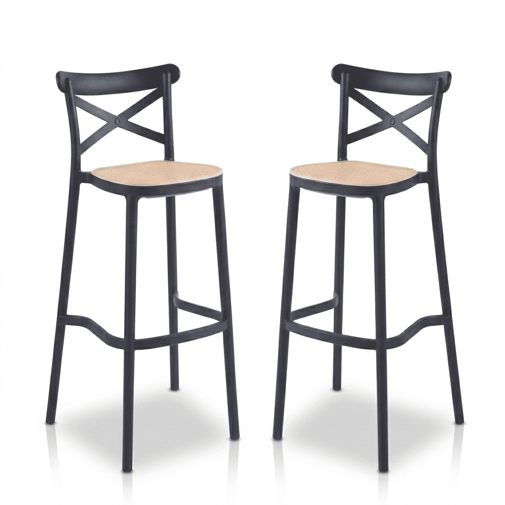 Oh! Mi Hogar ® - Pack De 2 Taburetes Crossback Top 65cm