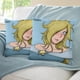 thumbnail image 3 of Princesa Rosalina Fundas de almohada de terciopelo con tema, regalos de funda de almohada, decoración para el hogar, cojín de lanzar, regalo de cumpleaños para fans y parejas.56*56cm., 3 of 6
