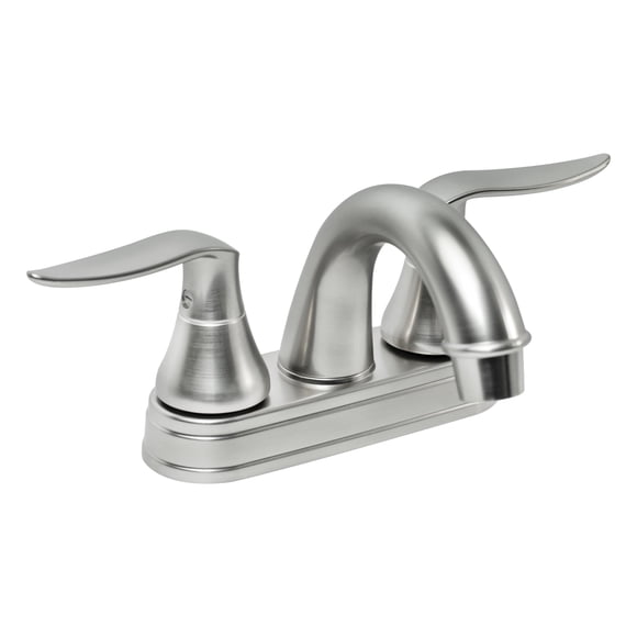 Grifo Dura Faucet Elegante con Pico en Arco Acabado Níquel Satinado