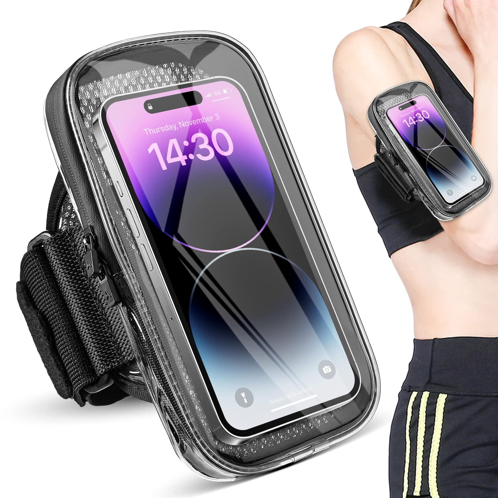 Brazalete Con Soporte De Teléfono Para Correr, Nitmtyou, Iphone Y Samsung