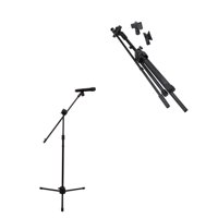 Philco - Atril Pedestal Para Microfono Con Boom Metalico