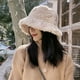thumbnail image 2 of Sombrero de pescador de piel sintética para mujer, gorro cálido de moda para exteriores, gorro de pescador de felpa Sherpa para invierno, 2 of 5