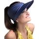 thumbnail image 2 of Sombrero De Sol De Ala Ancha Para Mujer Verano Upf 50+ Protección Uv Gorra Deportiva De Playa Diseño De Copa Abierta Plegable, 2 of 7