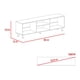 thumbnail image 3 of Rack TV 70" 160x47,5x35 Cm Blanco Y Duna, 3 of 3