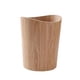thumbnail image 3 of Bote De Basura De Madera Maciza Herramientas De Limpieza Del Dormitorio Cestas De Almacenamiento Decorativas Madera 2 Ondas, 3 of 5