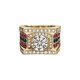 thumbnail image 1 of Anillo de Moissanita de 3 Quilates para Hombre VVS Color D Anillos de Diamante de Moissanita Banda Ancha de Compromiso y Boda Anillos de Hombre de Plata Esterlina 925 Anillo de Oro Joyería para Él, 1 of 7