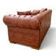 thumbnail image 3 of Sofá Chesterfield 3 Cuerpos Cuero Sintético Pu Café, 3 of 5