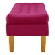 thumbnail image 3 of Banqueta Wood 2c Felpa 04 Burdeo, 3 of 4