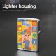 thumbnail image 4 of Blippi theme Copper Metal Lighter Shell Premium Replacement Refillable Lighter Case With Durable Metal Construction Compatible With Zippo And Most Standard Lighter Models, 4 of 6