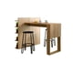 thumbnail image 2 of Mesa Smart Con Panel Repisa Lateral Color Natural, 2 of 5