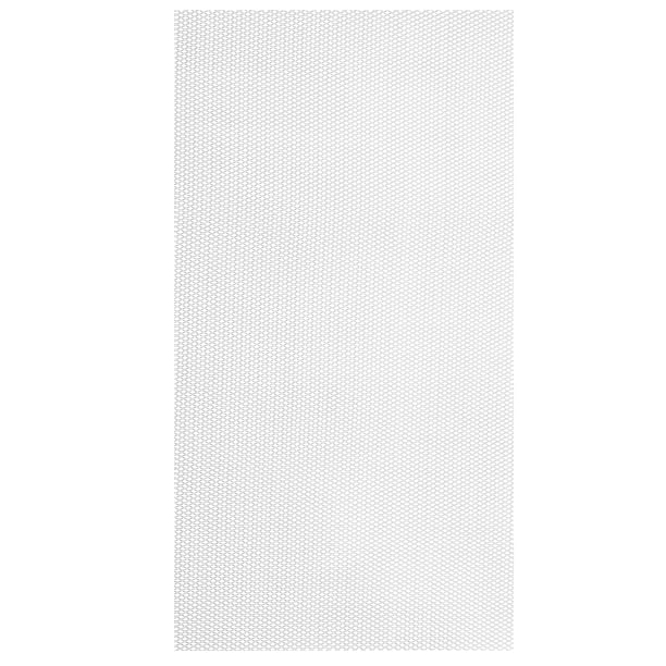 Uxcell 40"L x 15.7"W Hojas de Metal Perforadas, 1Pcs 27Ga 1x2mm Agujero de Diamante Malla de Aluminio Expandida Placa Perforada para Ventilación, Tono Plateado