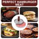 thumbnail image 4 of Prensa para hamburguesas VZYUVY de aluminio con 200 papeles antiadherentes, 4 of 7