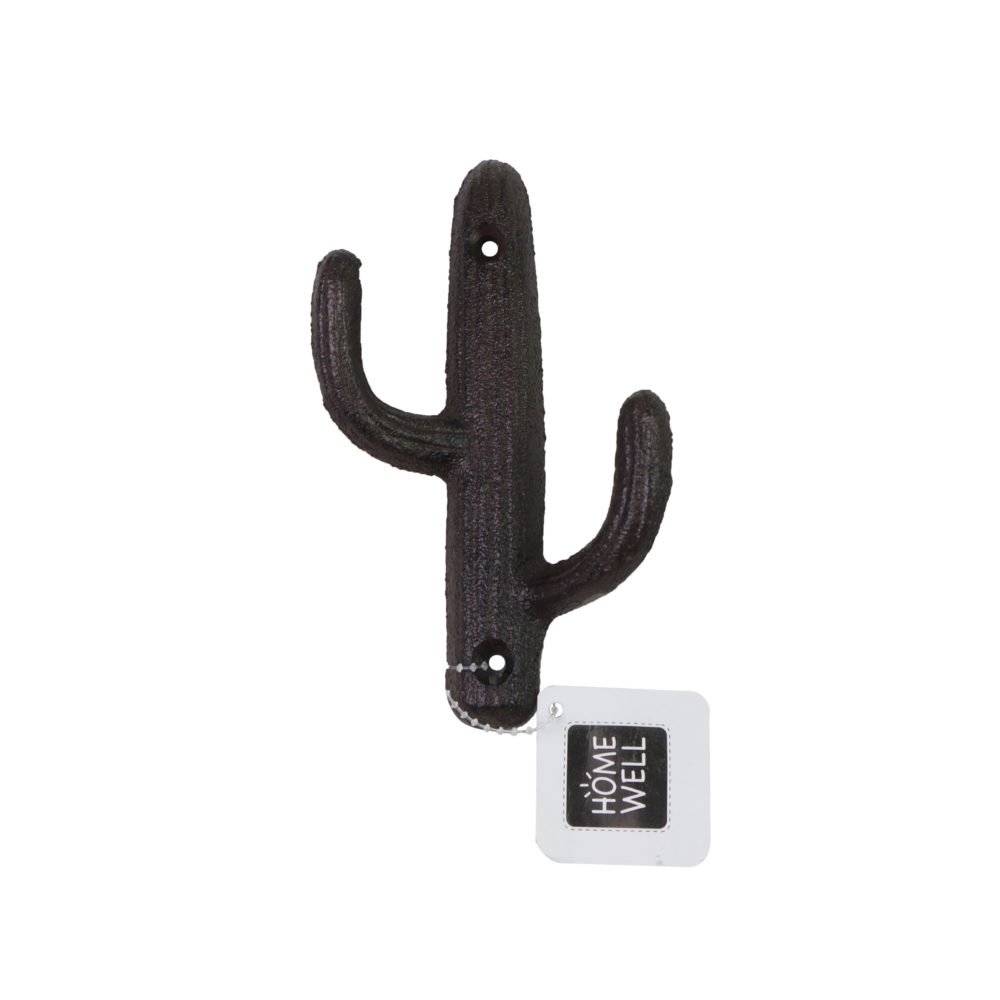 Homewell - Perchero Cactus Hierro Negro